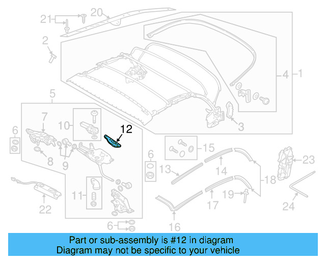 Lock Motor 5C3-898-925 - View 11