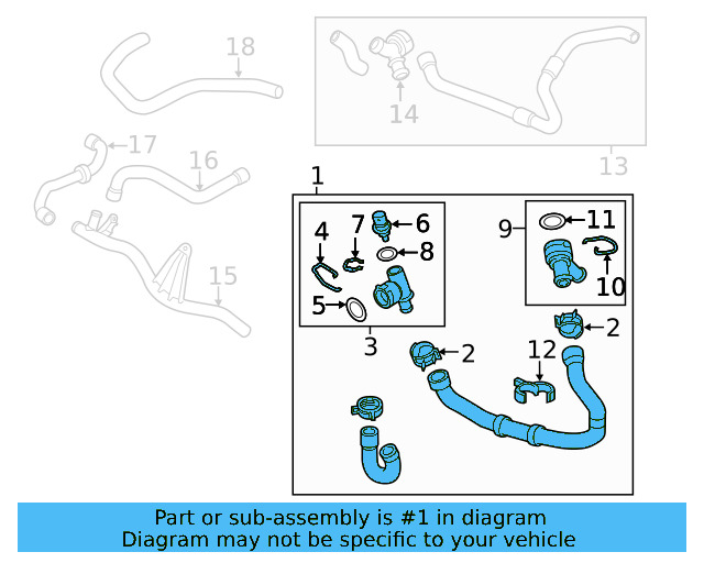 Lower Hose 5Q0-122-051-EB - View 6