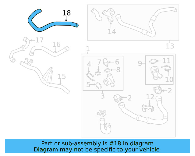 Reservoir Hose 5Q0-122-109-J - View 16