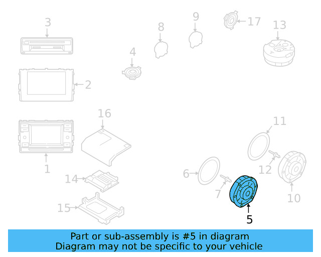 Inst Panel Speaker 3CN-035-415