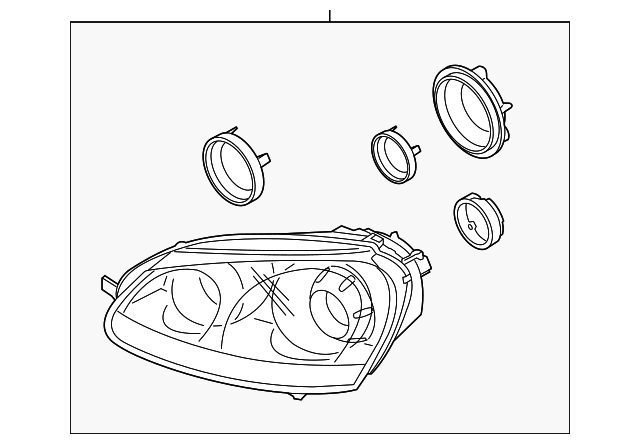 Headlamp Assembly 1K6-941-039-B