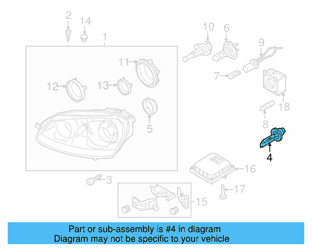 Low Beam Bulb N-104-457-01 - View 9