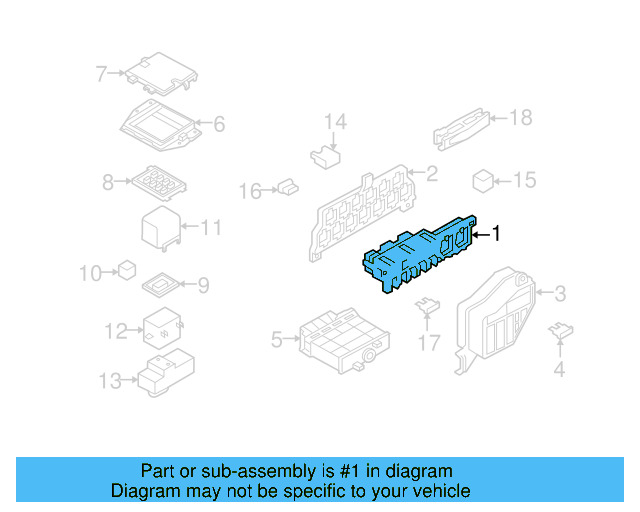 Relay & Fuse Plt 8L0-941-822 - View 5