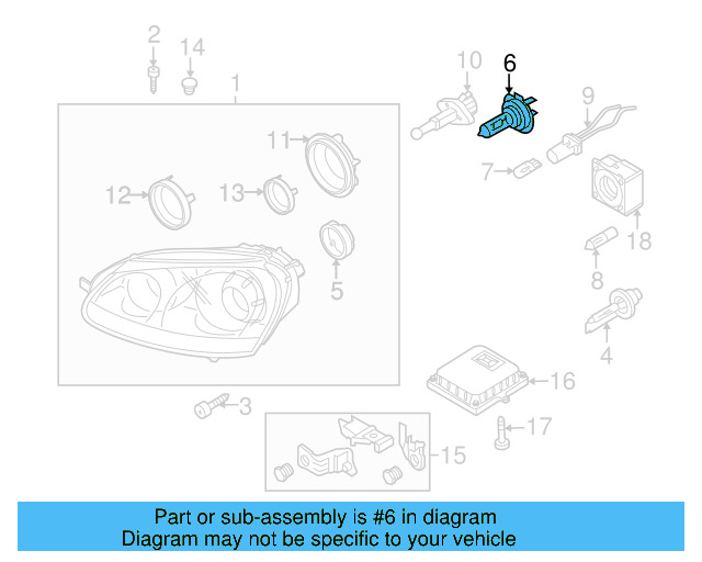 Low Beam Bulb N-104-457-01 - View 22
