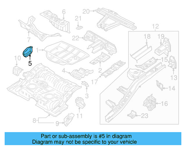 Muffler Bracket 7L0-803-306-A - View 19