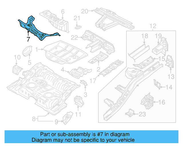 Muffler Bracket 7L0-803-306-A - View 14