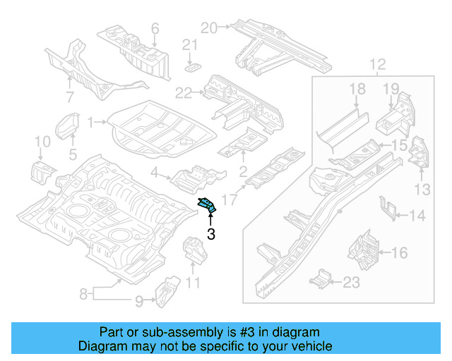 Rear Section 7P0-803-997