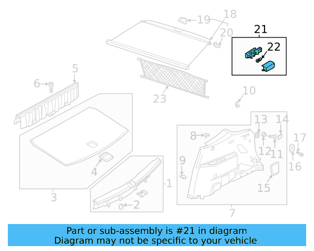 Glove Box Lamp 11K-947-409 - View 3
