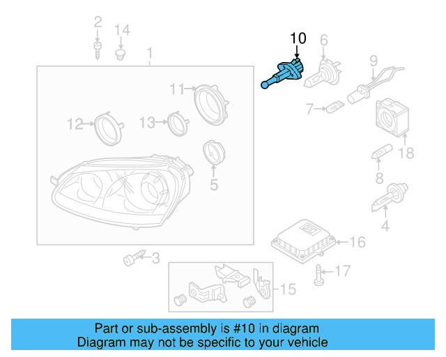 Adjust Motor 4B0-941-293-A - View 7