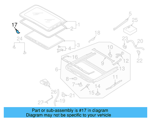Deflector Mount Kit 8D5-898-671-A - View 36