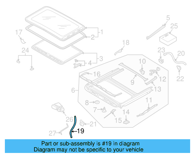 Drain Hose 7L0-877-202-D - View 4