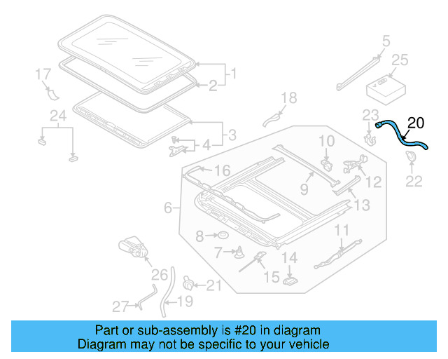 Drain Hose 7L6-877-233 - View 4