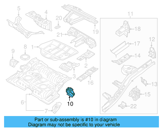 Mount Panel 7P0-802-231-A - View 10