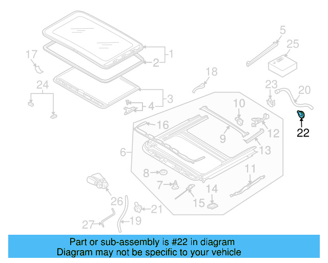 Drain Hose Grommet 7L0-877-242 - View 3