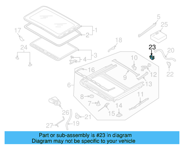 Drain Hose Front Bracket 8R0-877-244
