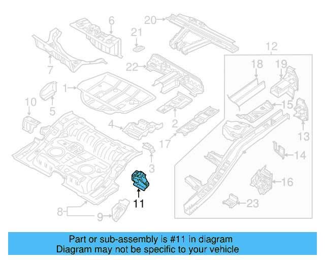 Mount Panel 7P0-802-231-A