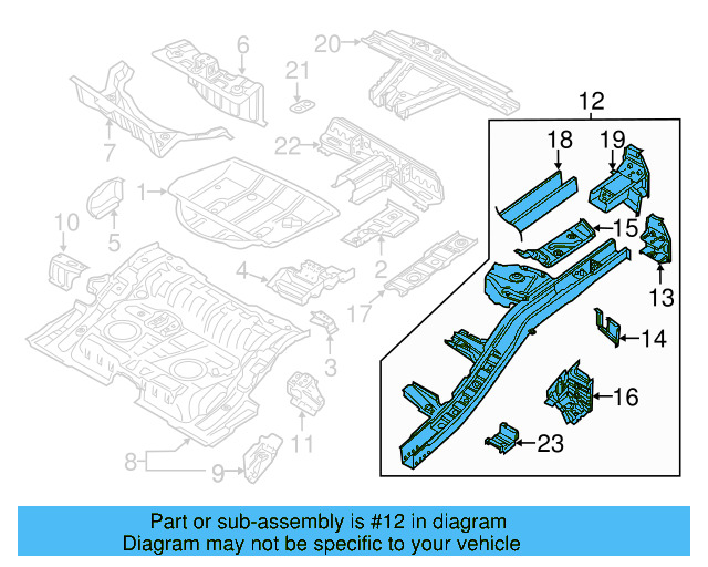 Muffler & Pipe Front Bracket 7L8-253-144-B - View 4