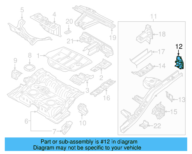 Bumper Bracket 7P0-801-769 - View 5