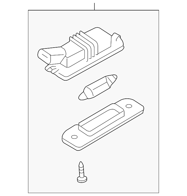 License Lamp 3D0-943-021-A - View 3