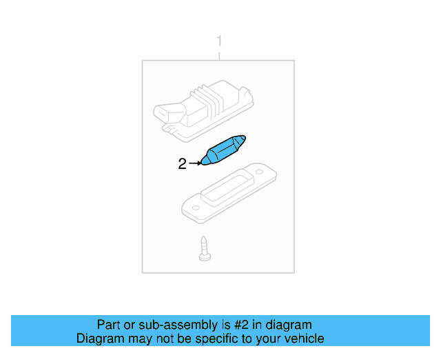 License Lmp Bulb N-017-725-4 - View 14