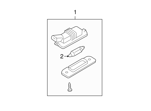 License Lmp Bulb N-017-725-4