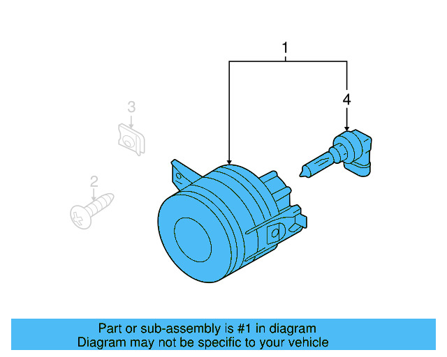 Fog Lamp Assembly 1S0-941-699