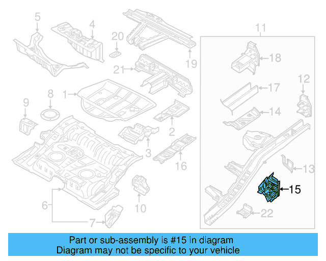 Front Mount Bracket 7P0-803-717-A - View 12