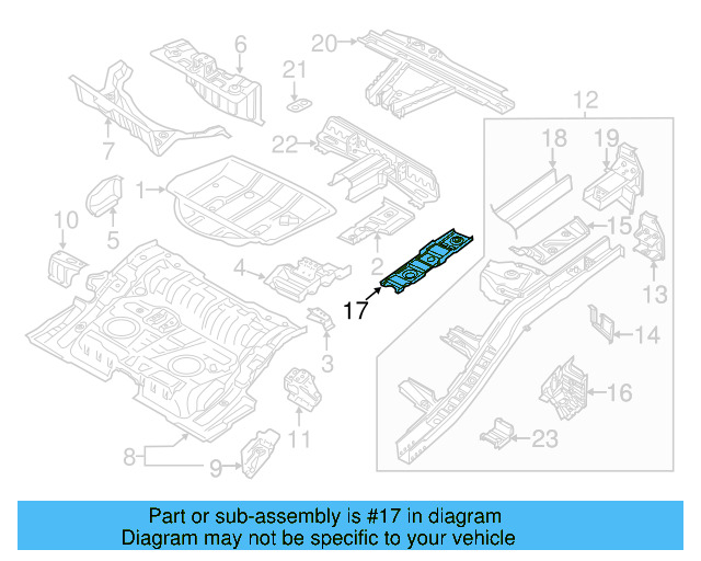 Rail Reinforced 7P0-803-699-A - View 6