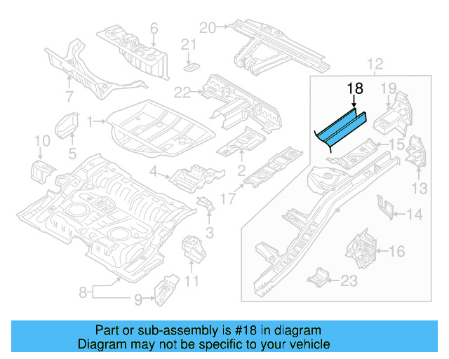 Rear Section 7P0-803-998 - View 4