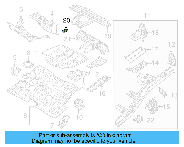 Muffler & Pipe Front Bracket 7L8-253-144-B