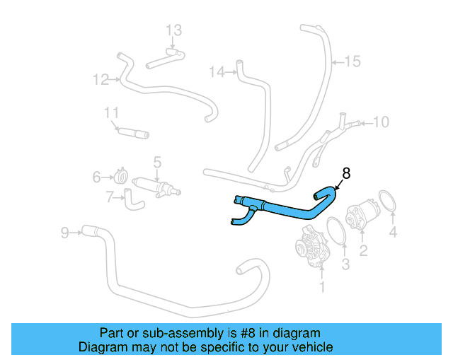 Upper Hose 074-121-101-J