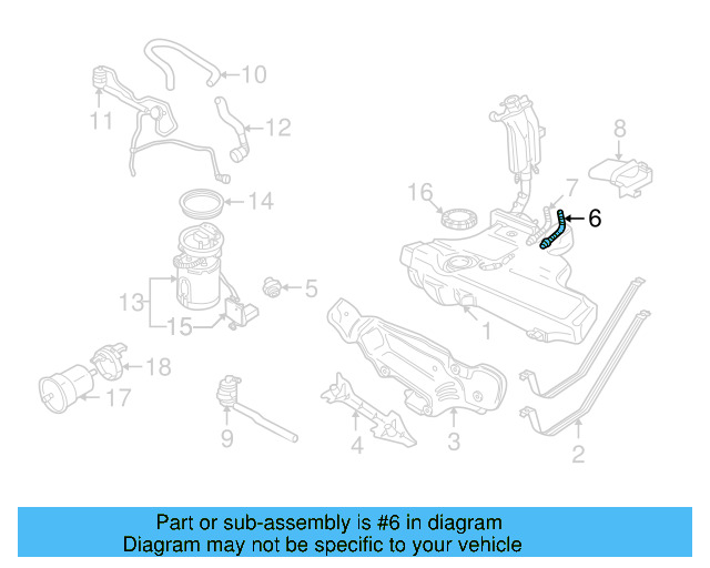 Pipe 1C0-201-995-E - View 5