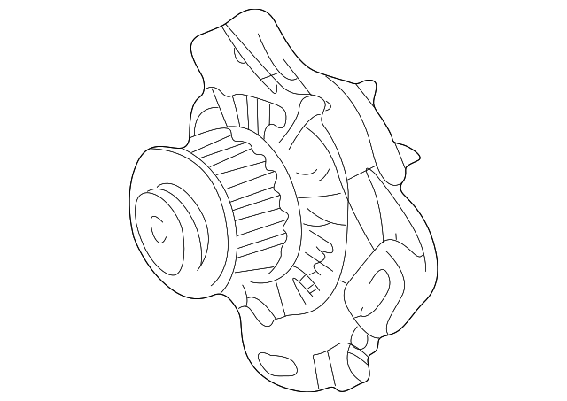 Water Pump 074-121-005-M - View 2