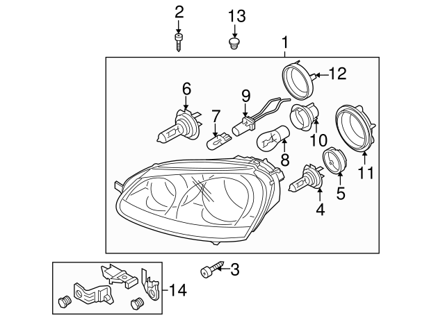Inner Cap 1K6-941-608-A - View 72