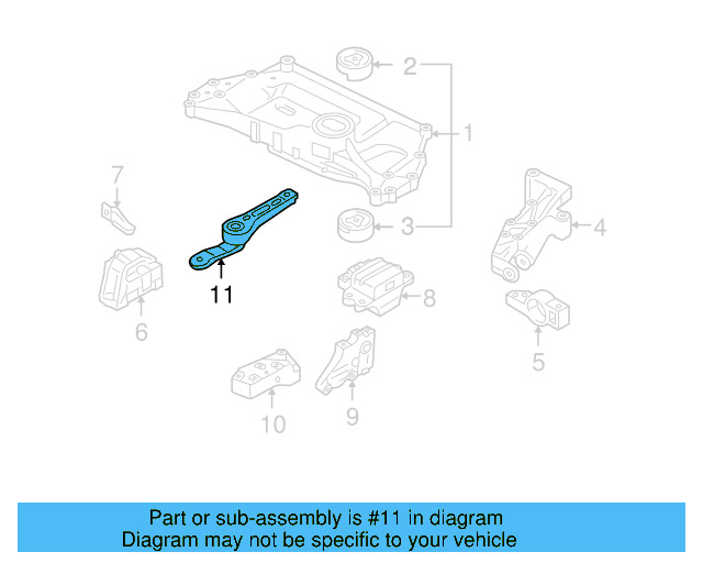 Rear Support 1K0-199-855-BJ - View 27