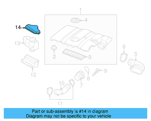 Inlet Cover 1K0-805-965-C-9B9 - View 13