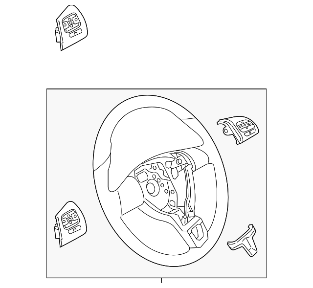 Steering Wheel 561-419-091-G-E74