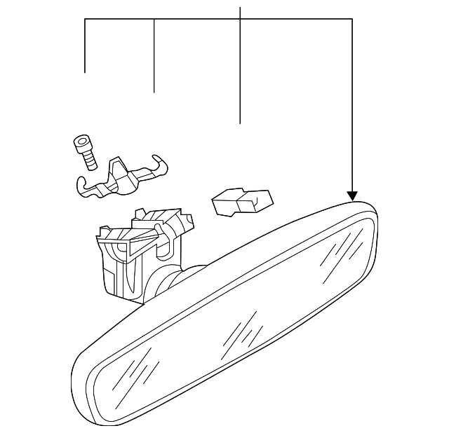 Mirror Inside 3G0-857-511-AM-LAN