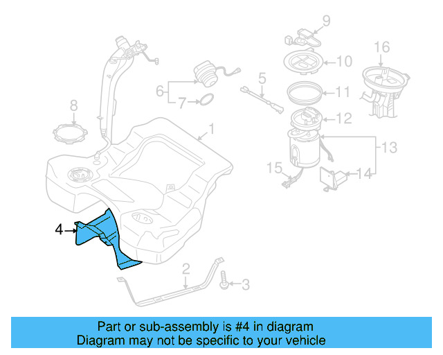 Tank Shield 3C0-201-307 - View 8