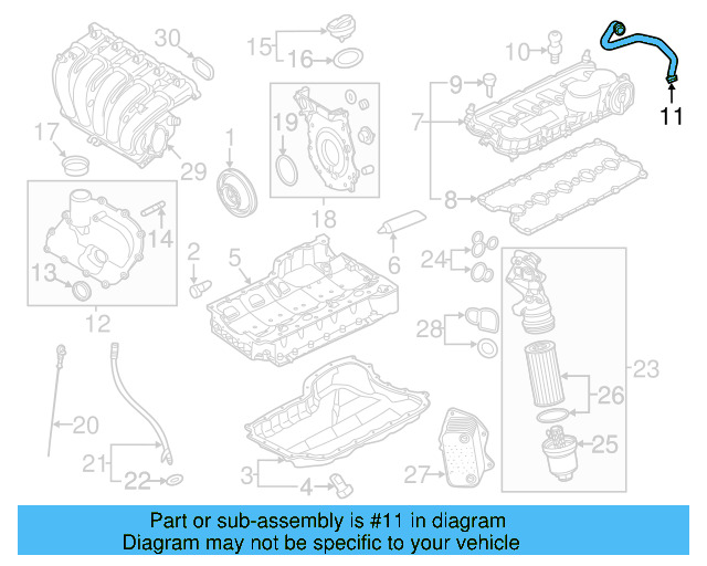 Vent Hose 07K-103-211-B - View 5