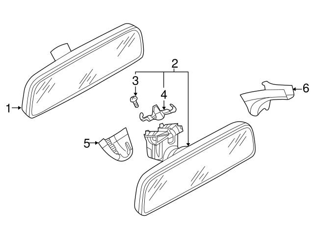 Mirror Inside 3C0-857-511-J-9B9 - View 12