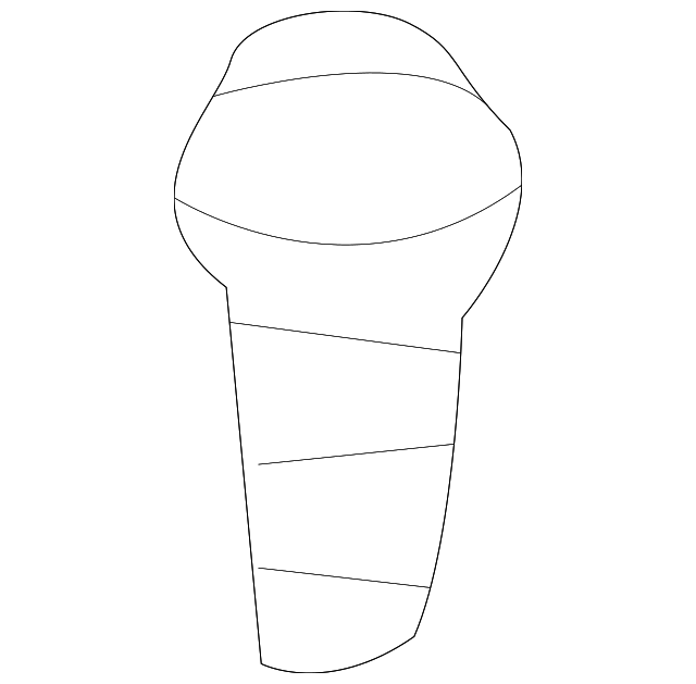 Hood Bumper 1H0-823-500-B - View 2