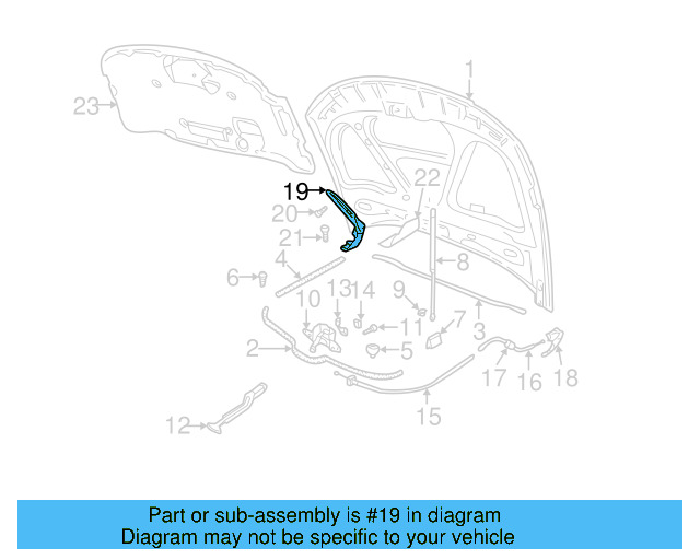 Hinge 3B0-823-301 - View 3