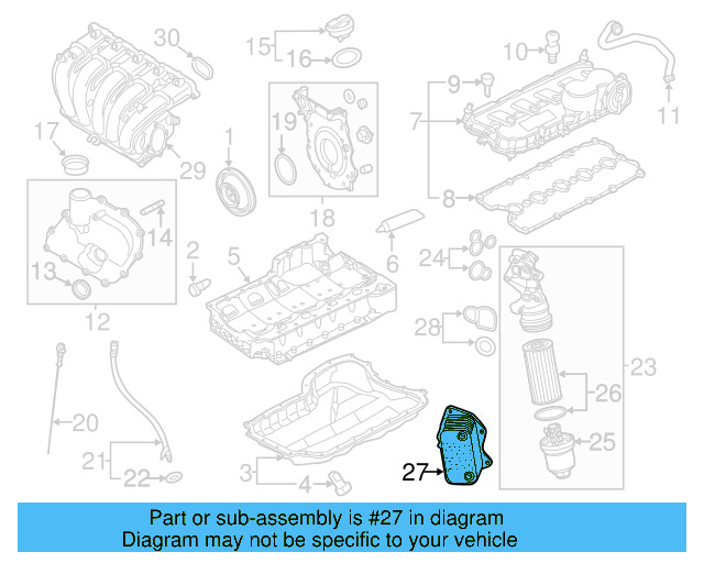 Oil Cooler 07K-117-021-C - View 7