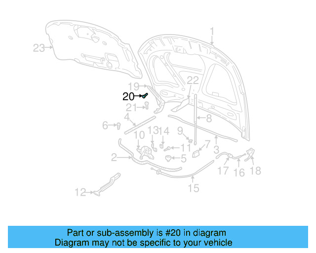 Alarm Horn Bolt N-106-684-01 - View 6