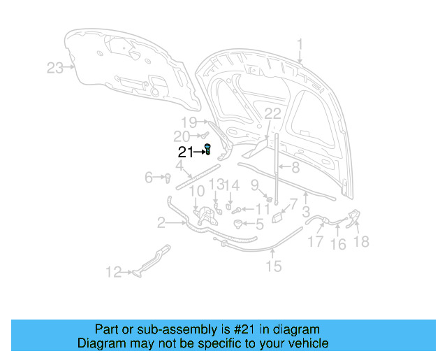 Hinge Bolt N-903-042-03 - View 3