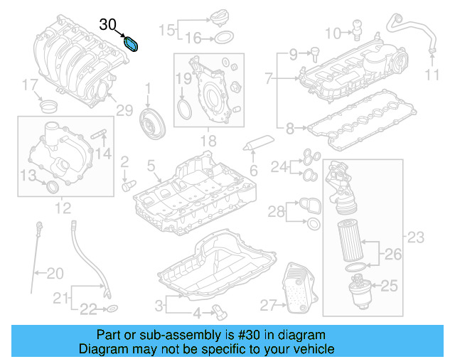 Manifold Gasket 07K-129-717-A