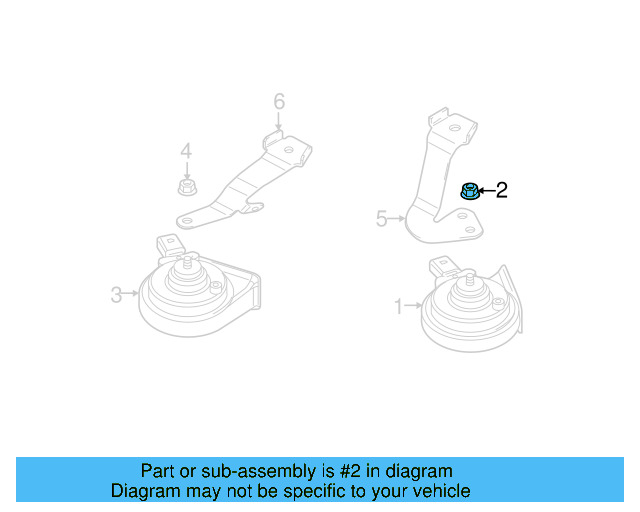 High Note Horn Nut N-011-008-40 - View 9