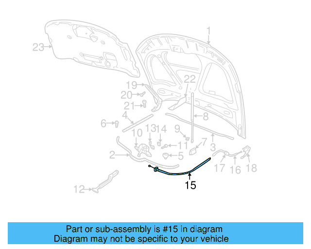 Release Cable 3B1-823-531-D - View 5