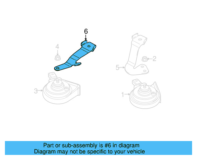 Bracket 1K0-951-182-H - View 3